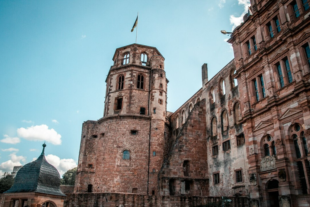 Heidelberg Castle ruins overlooking the old town