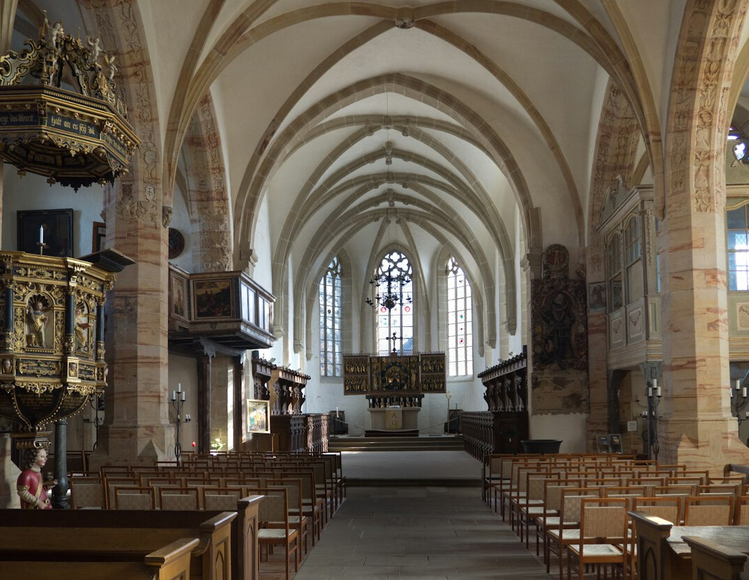 medieval church interior germany