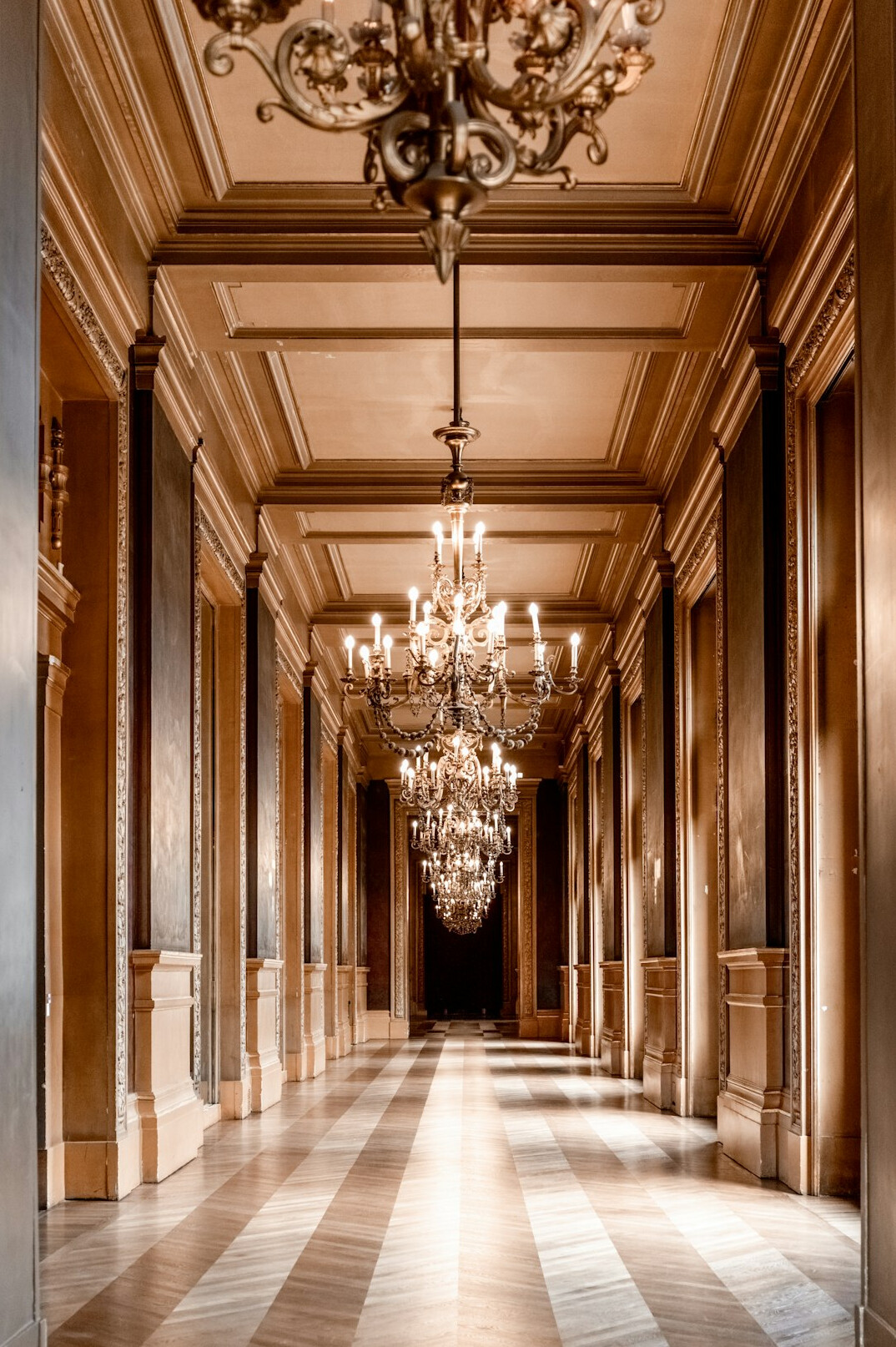 castle interior hallway