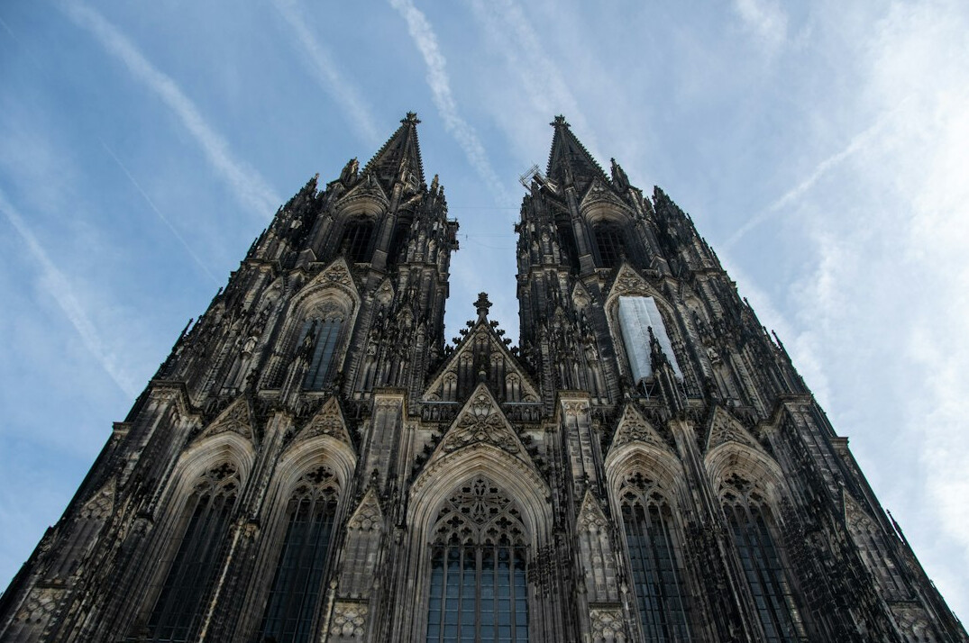 Cologne Cathedral gothic towers against the sky
